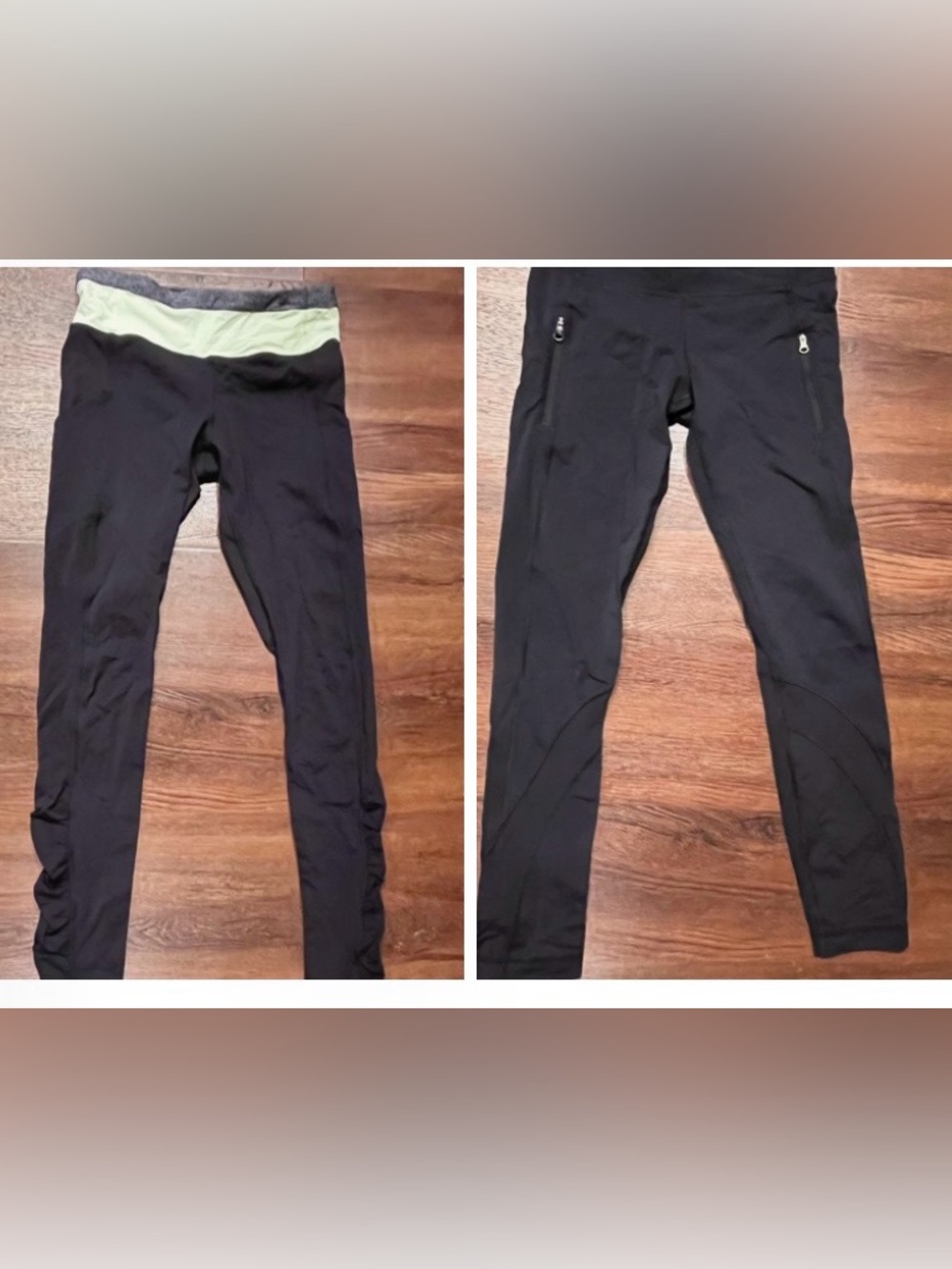 LuluLemon Leggings Lot Of 2 Workout Inspire And Speed Tight Size 6 Black